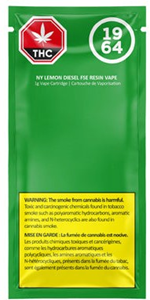 1964: NY Lemon Diesel FSE Cured Resin Cartridge (1g)