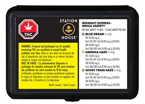 Station House: Sativa Daytime Express Variety Pack Pre Rolls (12 x 0.5g)