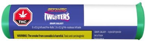 Rizzlers: Twisters Grape Galaxy Infused Pre Rolls (6 x 0.5g)