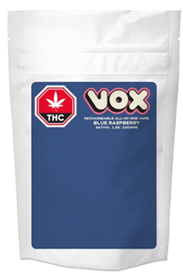 Vox: Blue Raspberry Disposable & Rechargeable Pen (1.2g)