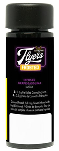 Claybourne: Frosted Flyers Grape Gasolina Diamond Infused Pre Rolls (3 x 0.5g)