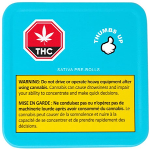 Thumbs Up: Sativa Pre Rolls (10 x 0.5g)