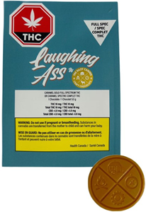Laughing Ass: Caramel Gold Full Spectrum Chocolate (4 pcs)