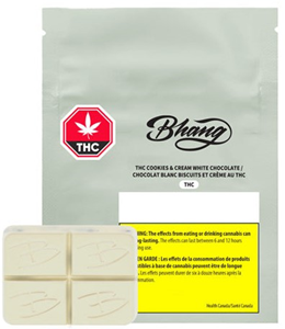 Bhang: Cookies & Cream White Chocolate Square (4 pcs)