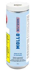 Mollo Seltzers: Mango 2:1 CBG/THC Seltzer (355ml)