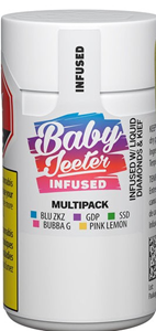 Jeeter: Baby Jeeter Diamond Infused Multi Pack Pre Rolls (5 x 0.5g)