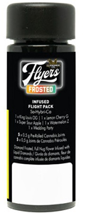 Claybourne: Frosted Flyers Flight Pack Diamond Infused Pre Rolls (5 x 0.5g)