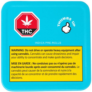 Thumbs Up: Indica Pre Rolls (10 x 0.5g)