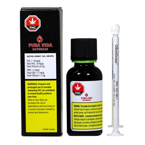 Pura Vida: Day Break Sativa Honey Oil Drops 30mg/ml (30ml)