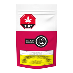 1964: Strawberry Watermelon Live Rosin Gummies (2 pcs)