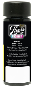 Claybourne: Frosted Flyers Berry Variety Pack Infused Pre Rolls (8 x 0.35g)