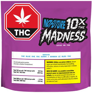 No Future: 10x The Madness: The Blue One Sativa Gummies (10 pcs)