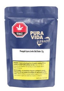 Pura Vida: Pineapple Express Jumbo Slab Shatter (1.2g)